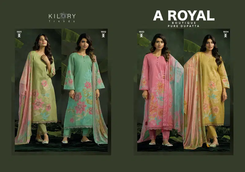A Royal Boutique By Kilory Cotton Linen Printed Salwar Kameez Orders In India
